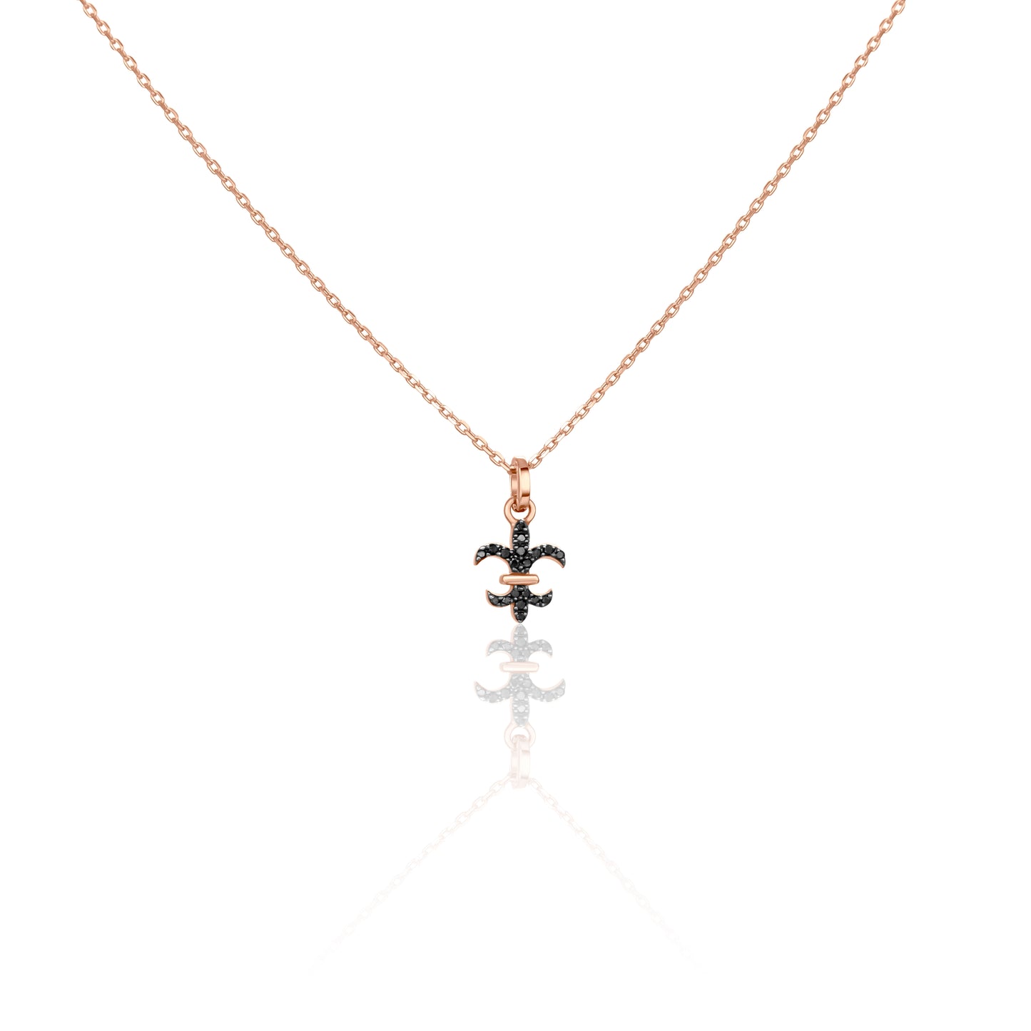 Fleur De Lis in Rose Gold